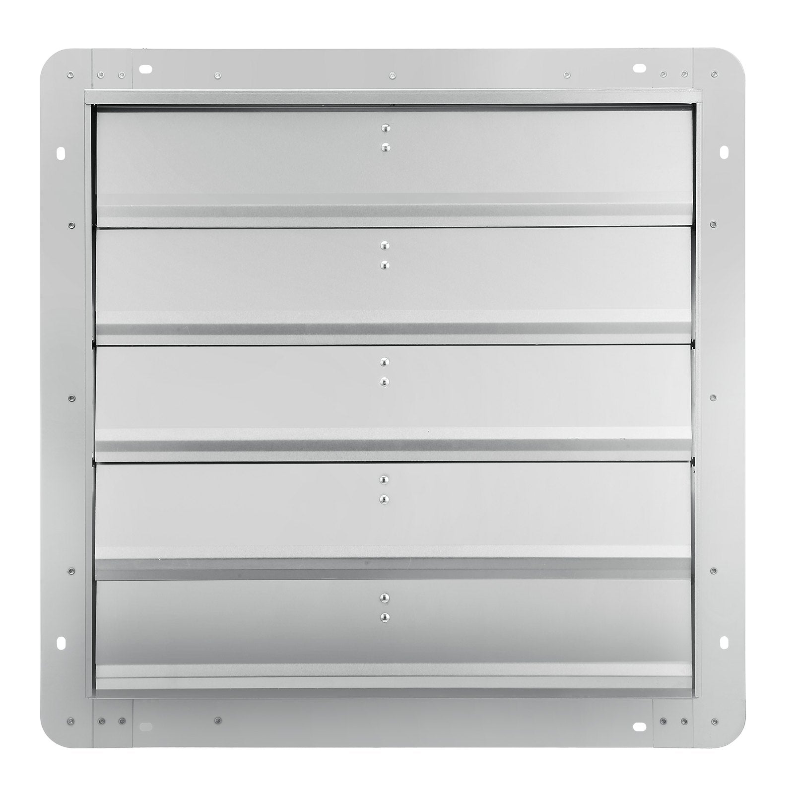 Shutter Exhaust Fan, 610 mm High-speed 1400RPM 2892 CFM, Aluminum Wall Mount Attic Fan with AC-motor, V952-BYCSPQSDJAC2421TSV3