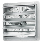 Shutter Exhaust Fan, 610 mm High-speed 1400RPM 2892 CFM, Aluminum Wall Mount Attic Fan with AC-motor, V952-BYCSPQSDJAC2421TSV3