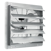 Shutter Exhaust Fan, 610 mm High-speed 1400RPM 2892 CFM, Aluminum Wall Mount Attic Fan with AC-motor, V952-BYCSPQSDJAC2421TSV3