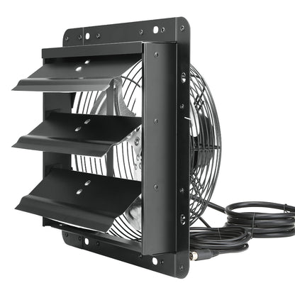 Shutter Exhaust Fan, 254mm / 10inch with Temperature Humidity Controller, EC-motor, 843 CFM, Variable Speed V952-BYCSPQSDJEC10VE89V3