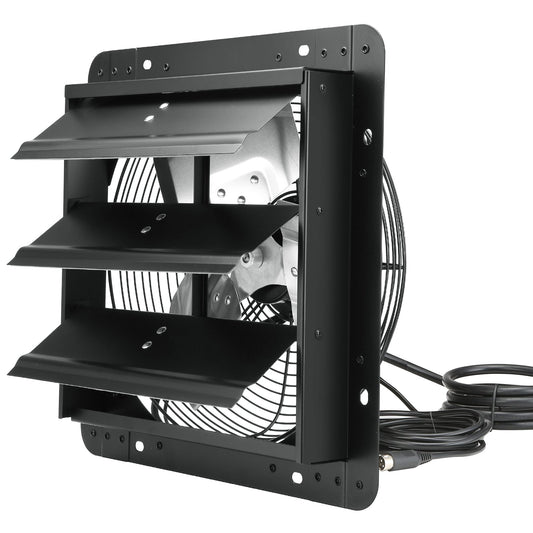 Shutter Exhaust Fan, 305 mm /12 inch with Temperature Humidity Controller, EC-motor, 904 CFM, Variable Speed V952-BYCSPQSDJEC12J2DNV3