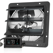 Shutter Exhaust Fan, 305 mm /12 inch with Temperature Humidity Controller, EC-motor, 904 CFM, Variable Speed V952-BYCSPQSDJEC12J2DNV3