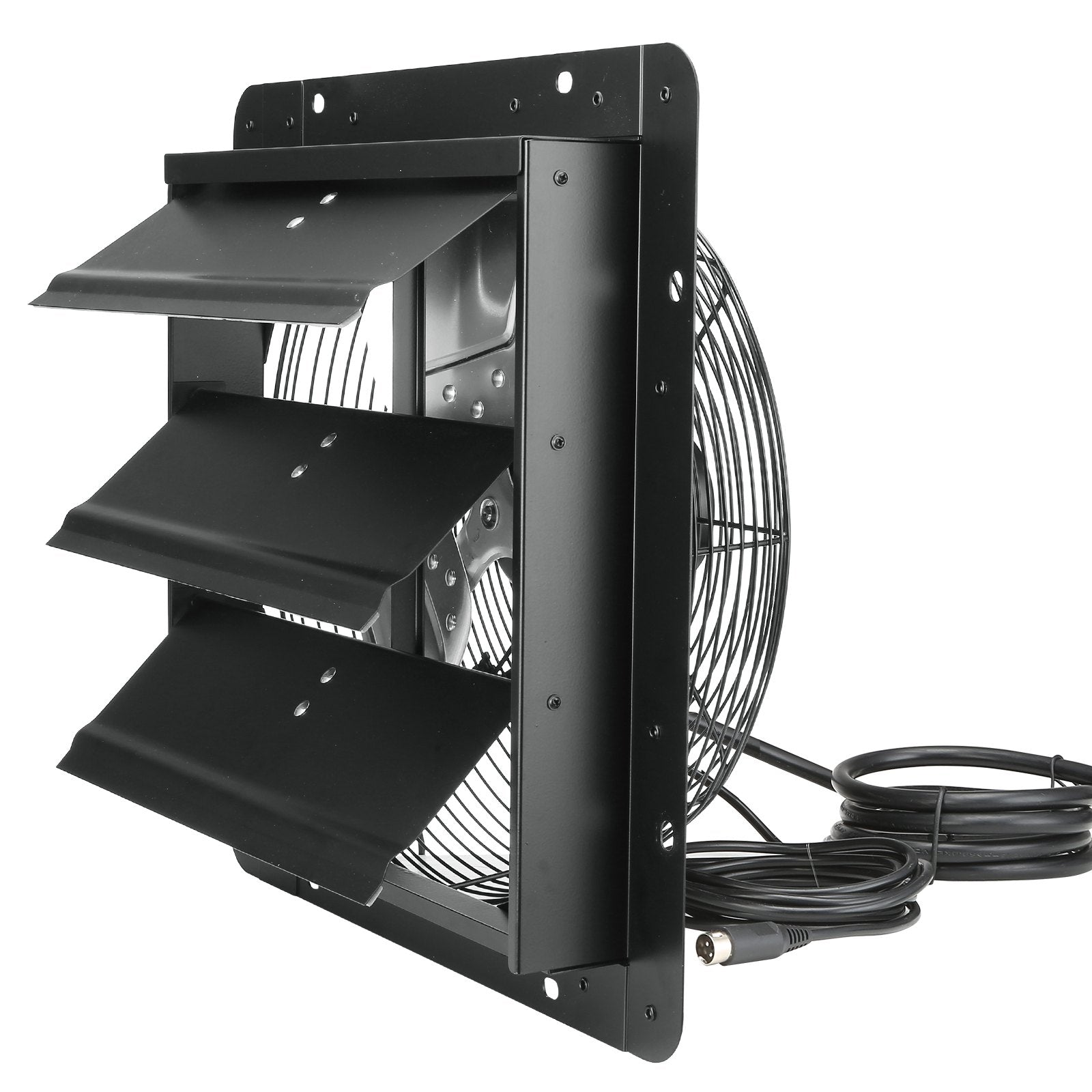 Shutter Exhaust Fan, 356 mm / 14inch with Temperature Humidity Controller, EC-motor, 1024 CFM, Variable Speed V952-BYCSPQSDJEC14Y5NAV3