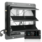 Shutter Exhaust Fan, 356 mm / 14inch with Temperature Humidity Controller, EC-motor, 1024 CFM, Variable Speed V952-BYCSPQSDJEC14Y5NAV3