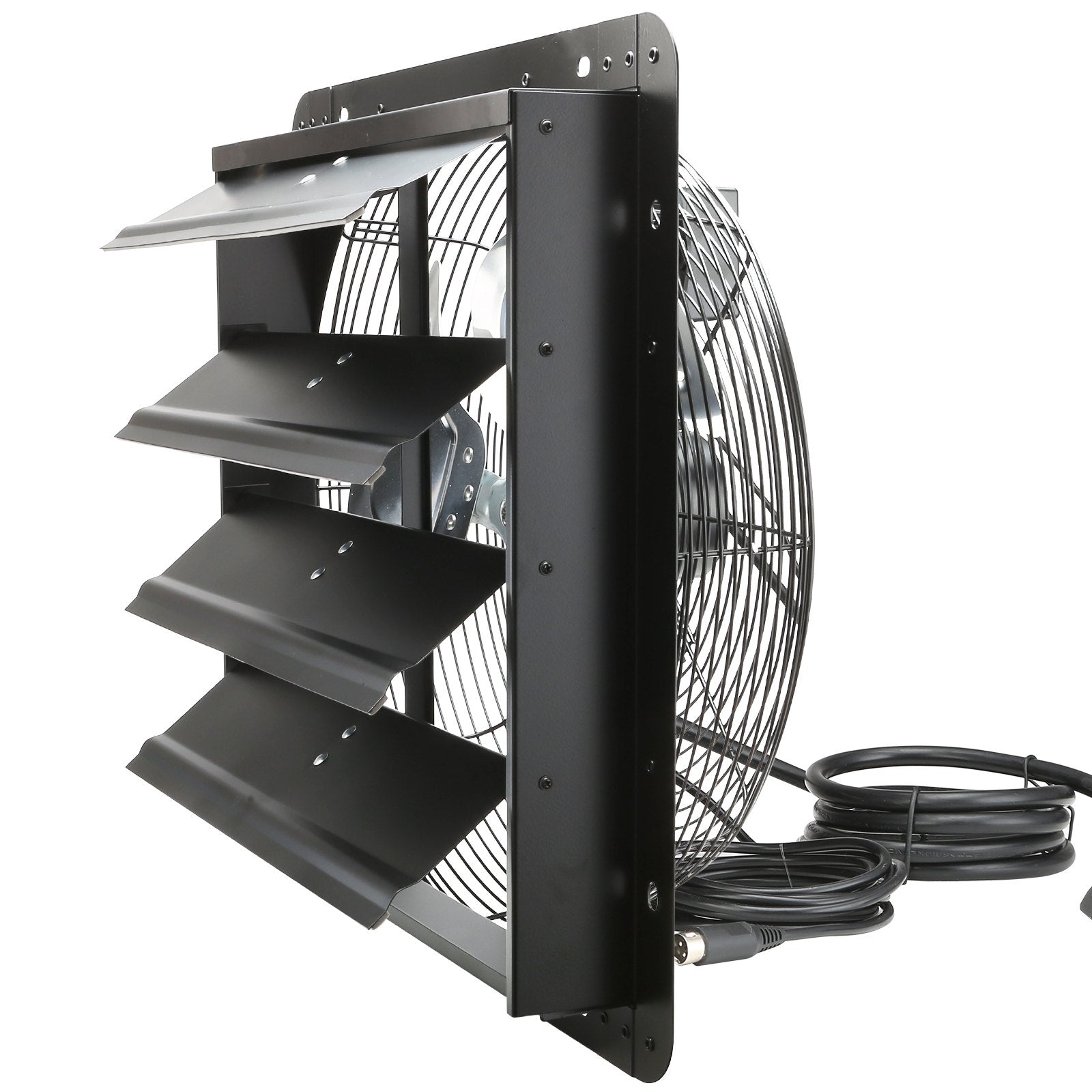 Shutter Exhaust Fan, 406 mm /16inch with Temperature Humidity Controller, EC-motor, 1747 CFM, Variable Speed V952-BYCSPQSDJEC16PFKWV3