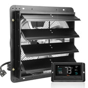 Shutter Exhaust Fan, 406 mm /16inch with Temperature Humidity Controller, EC-motor, 1747 CFM, Variable Speed V952-BYCSPQSDJEC16PFKWV3