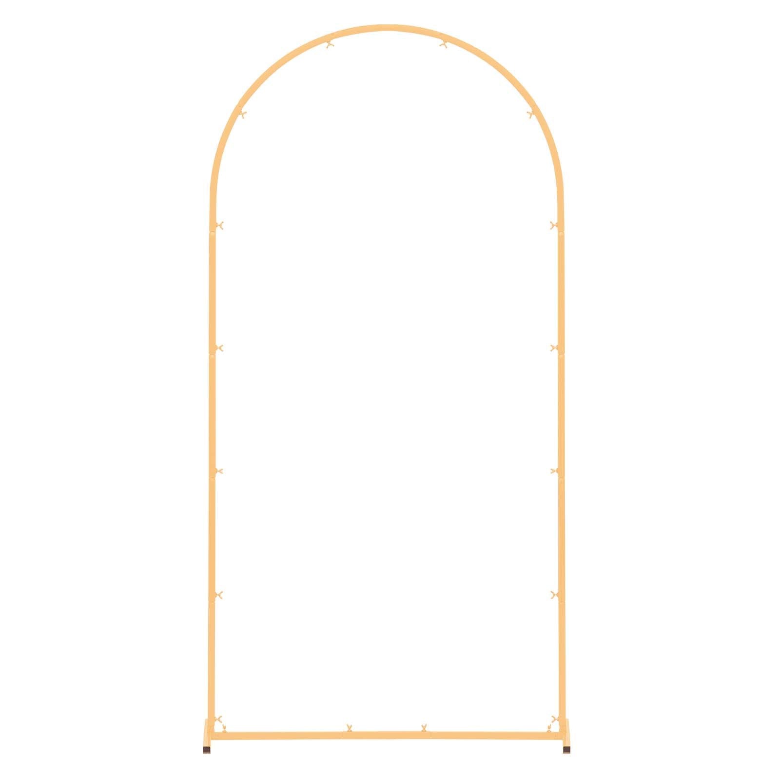 Arch Backdrop Stand, 2 x 1 m, Stable Structure, Easy Assembly, 1 Set Gold Metal Arch Backdrop Stand for V952-BYDGMJDJT66FVMQ73001V0
