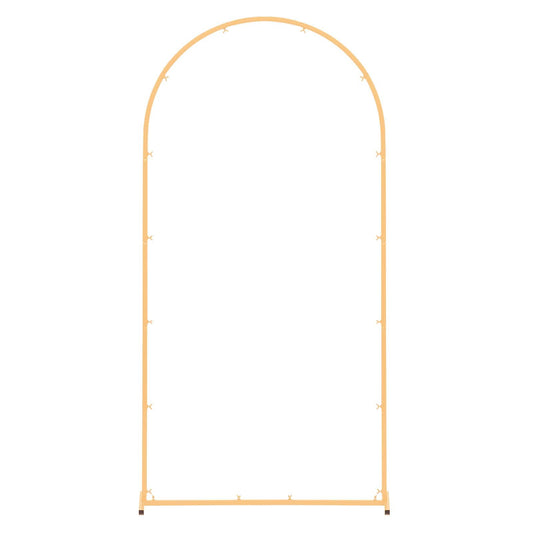 Arch Backdrop Stand, 2 x 1 m, Stable Structure, Easy Assembly, 1 Set Gold Metal Arch Backdrop Stand for V952-BYDGMJDJT66FVMQ73001V0