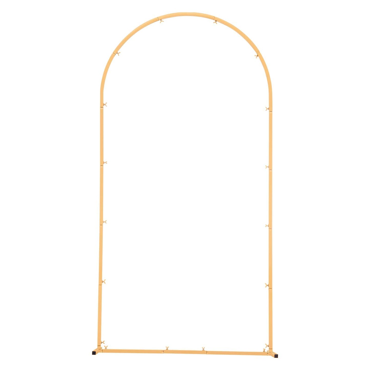 Arch Backdrop Stand, 2 x 1 m, Stable Structure, Easy Assembly, 1 Set Gold Metal Arch Backdrop Stand for V952-BYDGMJDJT66FVMQ73001V0