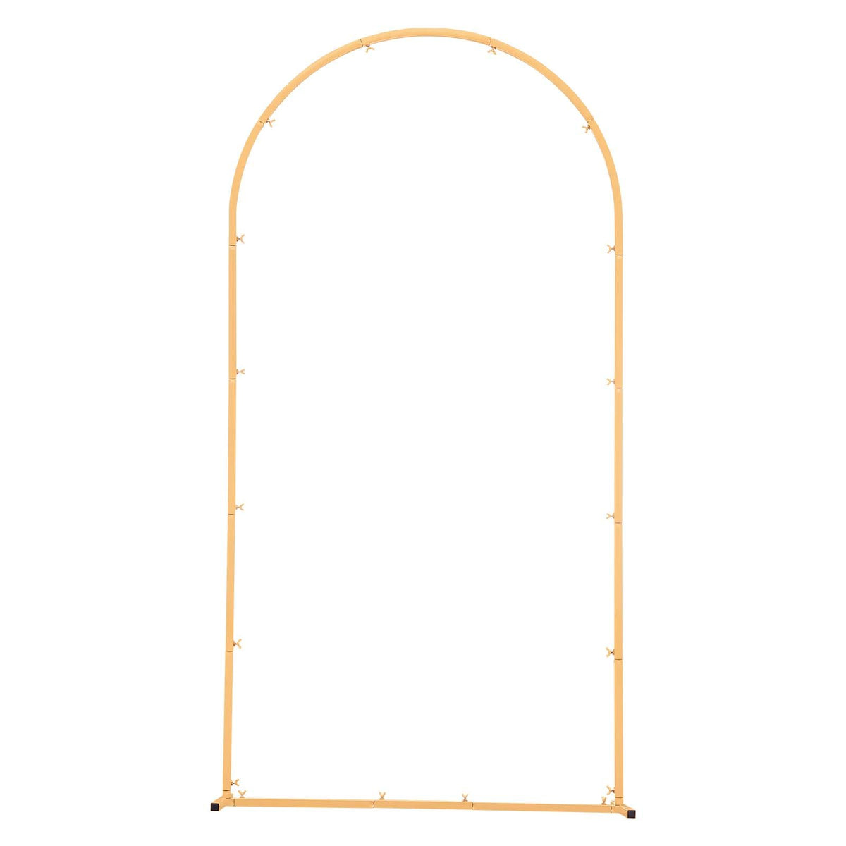Arch Backdrop Stand, 2 x 1 m, Stable Structure, Easy Assembly, 1 Set Gold Metal Arch Backdrop Stand for V952-BYDGMJDJT66FVMQ73001V0
