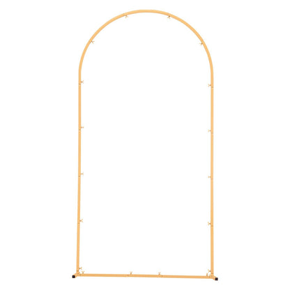 Arch Backdrop Stand, 2 x 1 m, Stable Structure, Easy Assembly, 1 Set Gold Metal Arch Backdrop Stand for V952-BYDGMJDJT66FVMQ73001V0