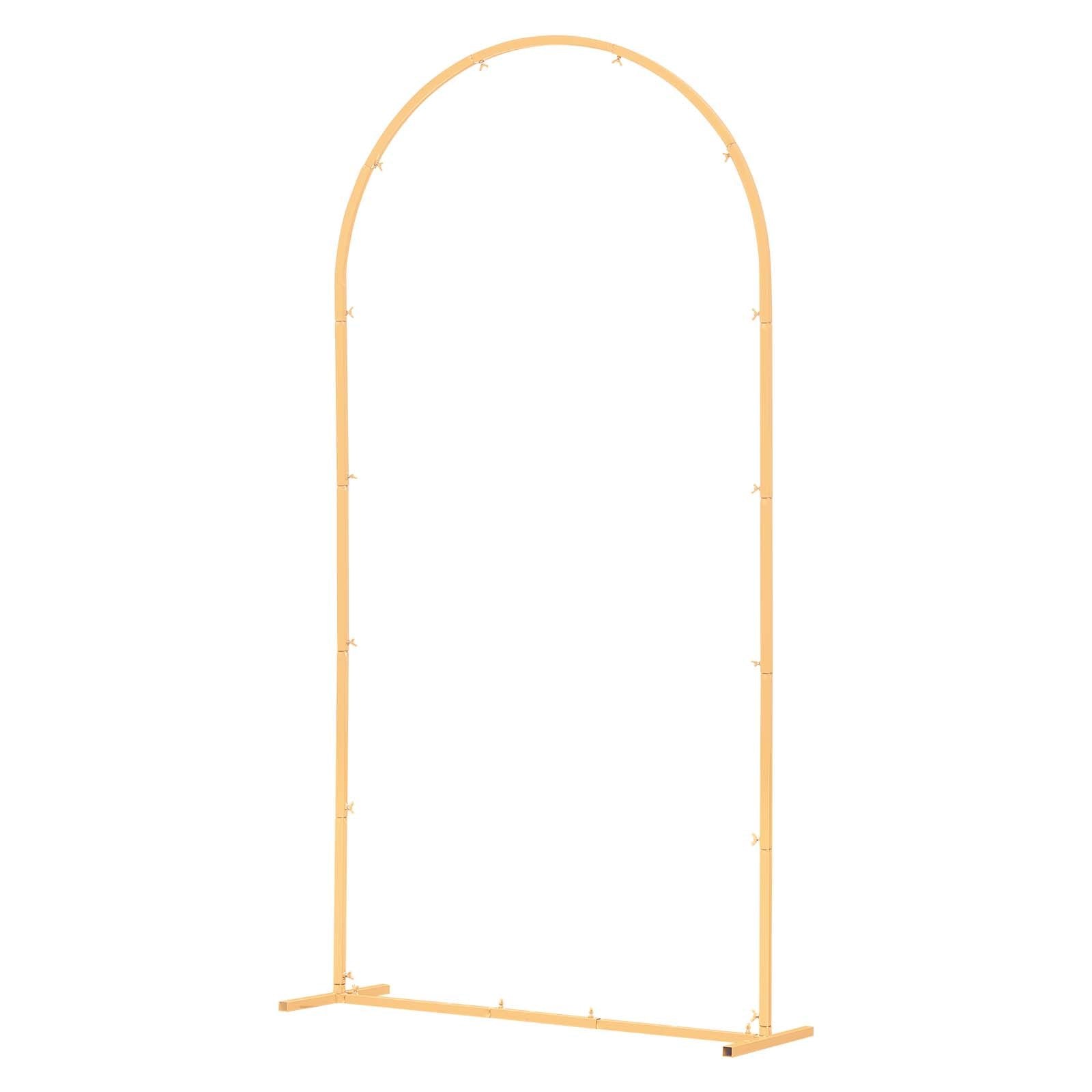 Arch Backdrop Stand, 2 x 1 m, Stable Structure, Easy Assembly, 1 Set Gold Metal Arch Backdrop Stand for V952-BYDGMJDJT66FVMQ73001V0