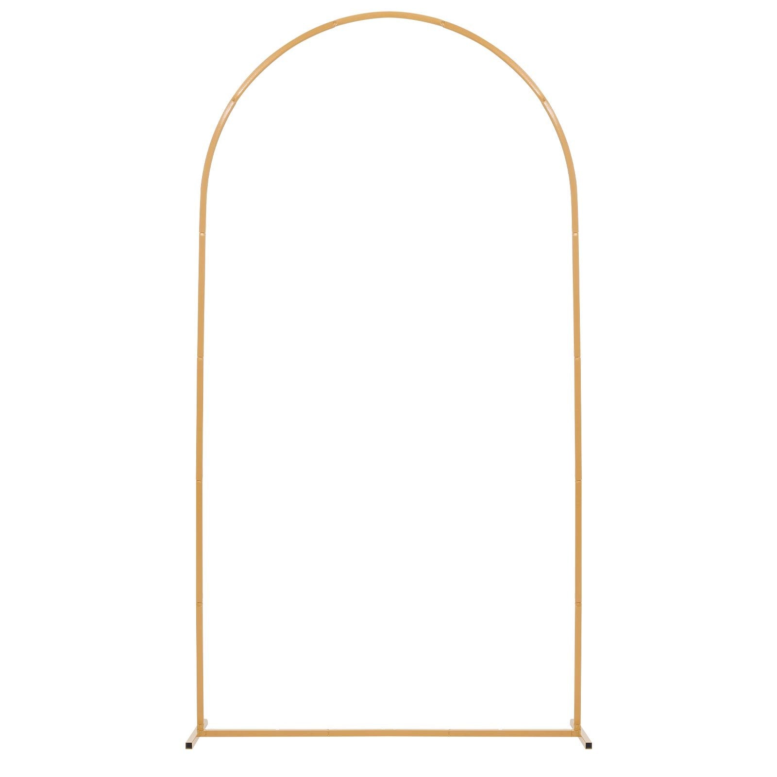Arch Backdrop Stand, 2.2 x 1.2 m, Stable Structure, Easy Assembly, 1 Set Gold Metal Arch Backdrop Stand for V952-BYDGMJDJT72FCTPRA001V0