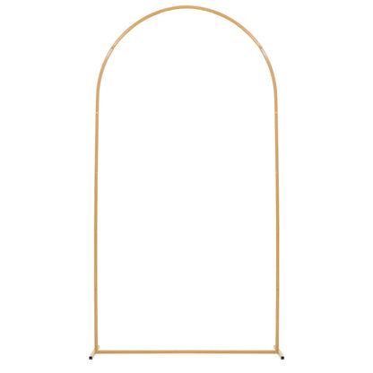 Arch Backdrop Stand, 2.2 x 1.2 m, Stable Structure, Easy Assembly, 1 Set Gold Metal Arch Backdrop Stand for V952-BYDGMJDJT72FCTPRA001V0