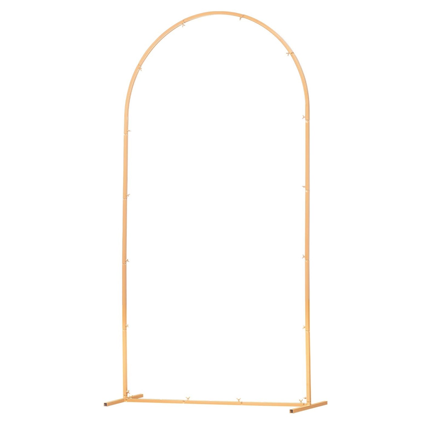 Arch Backdrop Stand, 2.2 x 1.2 m, Stable Structure, Easy Assembly, 1 Set Gold Metal Arch Backdrop Stand for V952-BYDGMJDJT72FCTPRA001V0