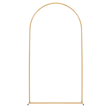 Arch Backdrop Stand, 2.2 x 1.2 m, Stable Structure, Easy Assembly, 1 Set Gold Metal Arch Backdrop Stand for V952-BYDGMJDJT72FCTPRA001V0