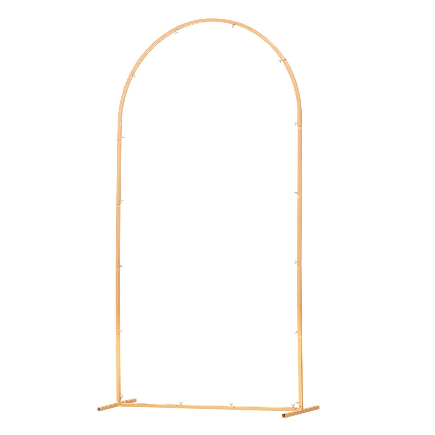 Arch Backdrop Stand, 2.2 x 1.2 m, Stable Structure, Easy Assembly, 1 Set Gold Metal Arch Backdrop Stand for V952-BYDGMJDJT72FCTPRA001V0