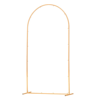 Arch Backdrop Stand, 2.2 x 1.2 m, Stable Structure, Easy Assembly, 1 Set Gold Metal Arch Backdrop Stand for V952-BYDGMJDJT72FCTPRA001V0