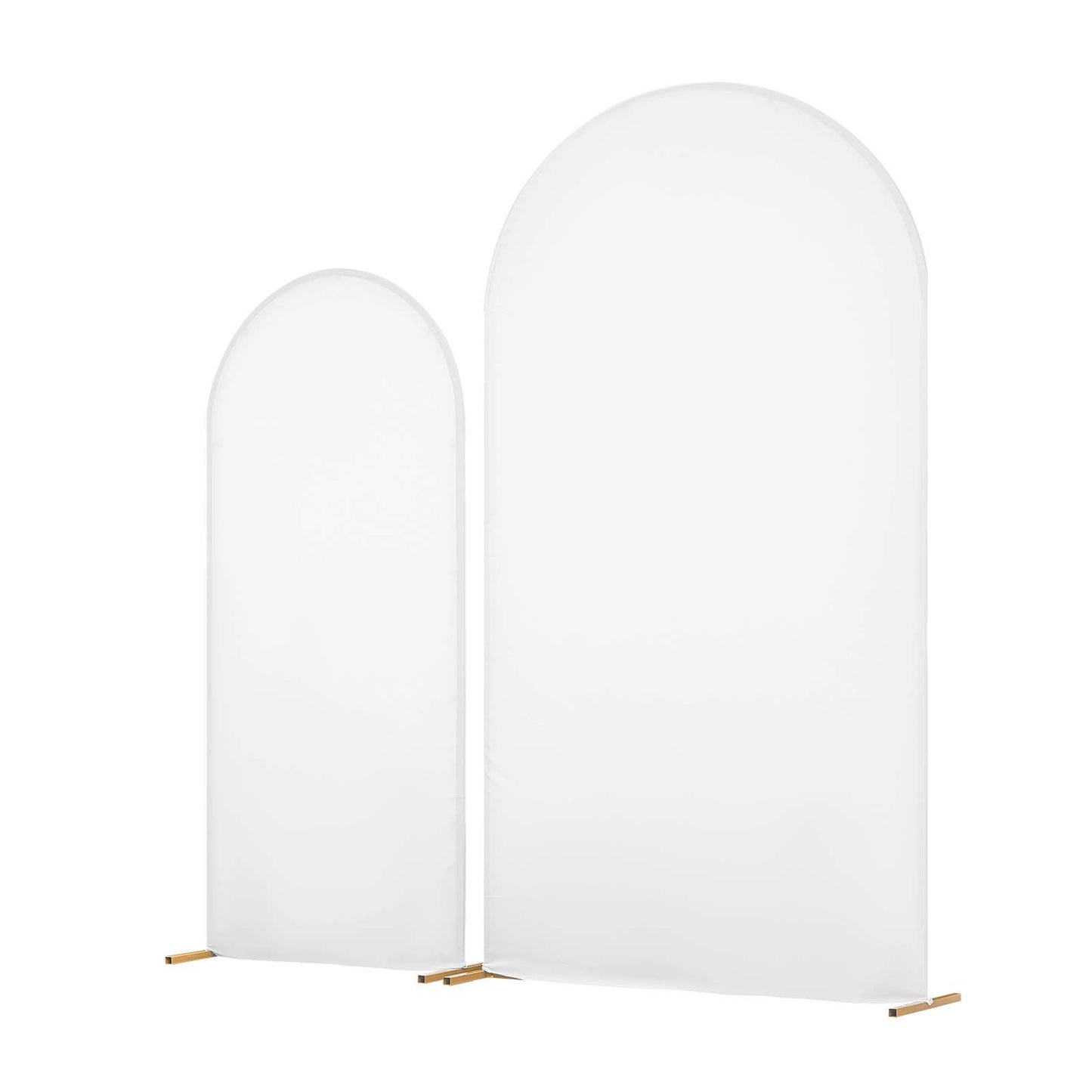 Arch Backdrop Stand, Set of 2, 2.2 m and 1.8 m, Stable Structure, Easy Assembly, Gold Metal Arch Backdrop V952-BYDGMJLJTDBZ1SEAH001V0