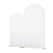 Arch Backdrop Stand, Set of 2, 2.2 m and 1.8 m, Stable Structure, Easy Assembly, Gold Metal Arch Backdrop V952-BYDGMJLJTDBZ1SEAH001V0
