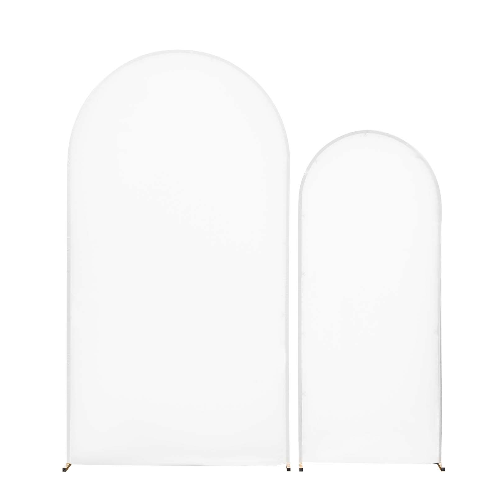 Arch Backdrop Stand, Set of 2, 2.2 m and 1.8 m, Stable Structure, Easy Assembly, Gold Metal Arch Backdrop V952-BYDGMJLJTDBZ1SEAH001V0