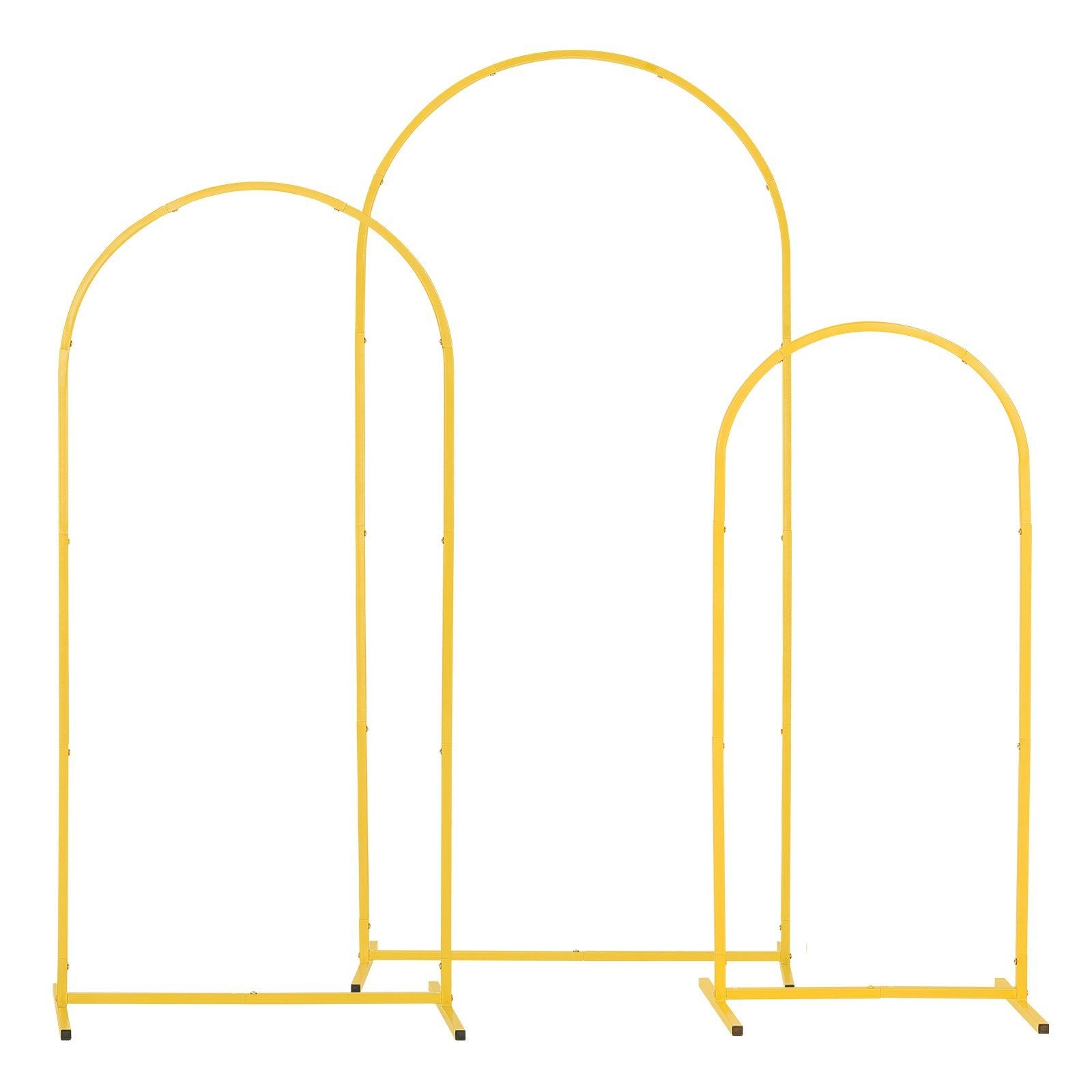 Arch Backdrop Stand, Set of 3, 1.8/1.5/1.2 m, Stable Structure, Easy Assembly, Gold Metal Arch Backdrop Stand V952-BYDGMJSJT6FTQCA1U001V0