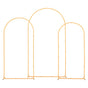 Arch Backdrop Stand, Set of 3, 2.2/2/1.8 m , Stable Structure, Easy Assembly, Gold Metal Arch Backdrop Stand V952-BYDGMJSJT72FV0MUO001V0