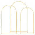 Arch Backdrop Stand, Set of 3, 2.4/2.2/2 m, Stable Structure, Easy Assembly, Gold Metal Arch Backdrop Stand V952-BYDGMJSJT8FTVMGMA001V0