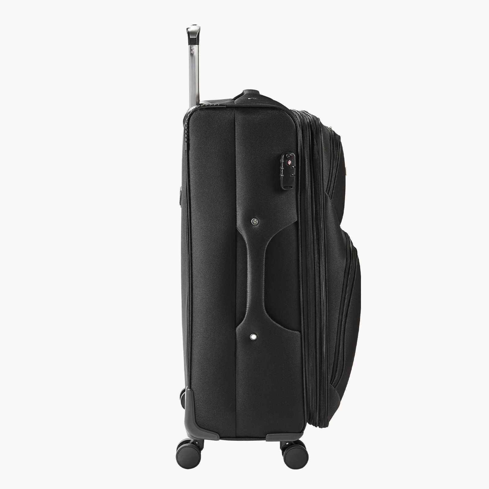 Softside Expandable Luggage with Spinner Wheels, 71 cm Softside Checked Large Luggage, Lightweight Checked V952-BYKSTXBYHS2881CTJ001V0