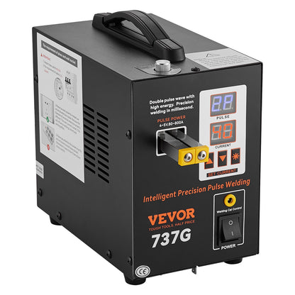 Spot Welder, 737G Pulse Spot Welder, Portable High-Power Welding Machine Soldering Station with 2 Welding V952-BYQDCDHJX012D60INV3