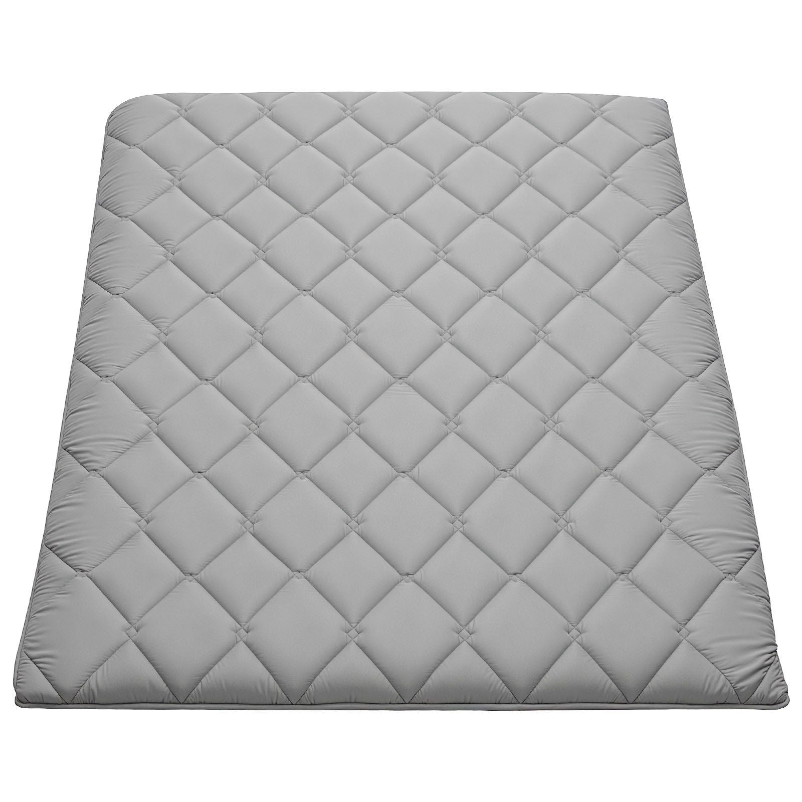 Japanese Tatami Mat, Full Size Foldable Japanese Tatami Mattress, Futon Mattress with Storage Bag & Fastener, V952-BYTTM54INCH3XSFR5001V0