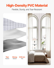 Peel and Stick Wallpaper, 45cm x 12m Contact Paper White Wood Textured Waterpoof Self Adhesive, Easy to Clean V952-BZCCBZJKD404RNWRJ001V0