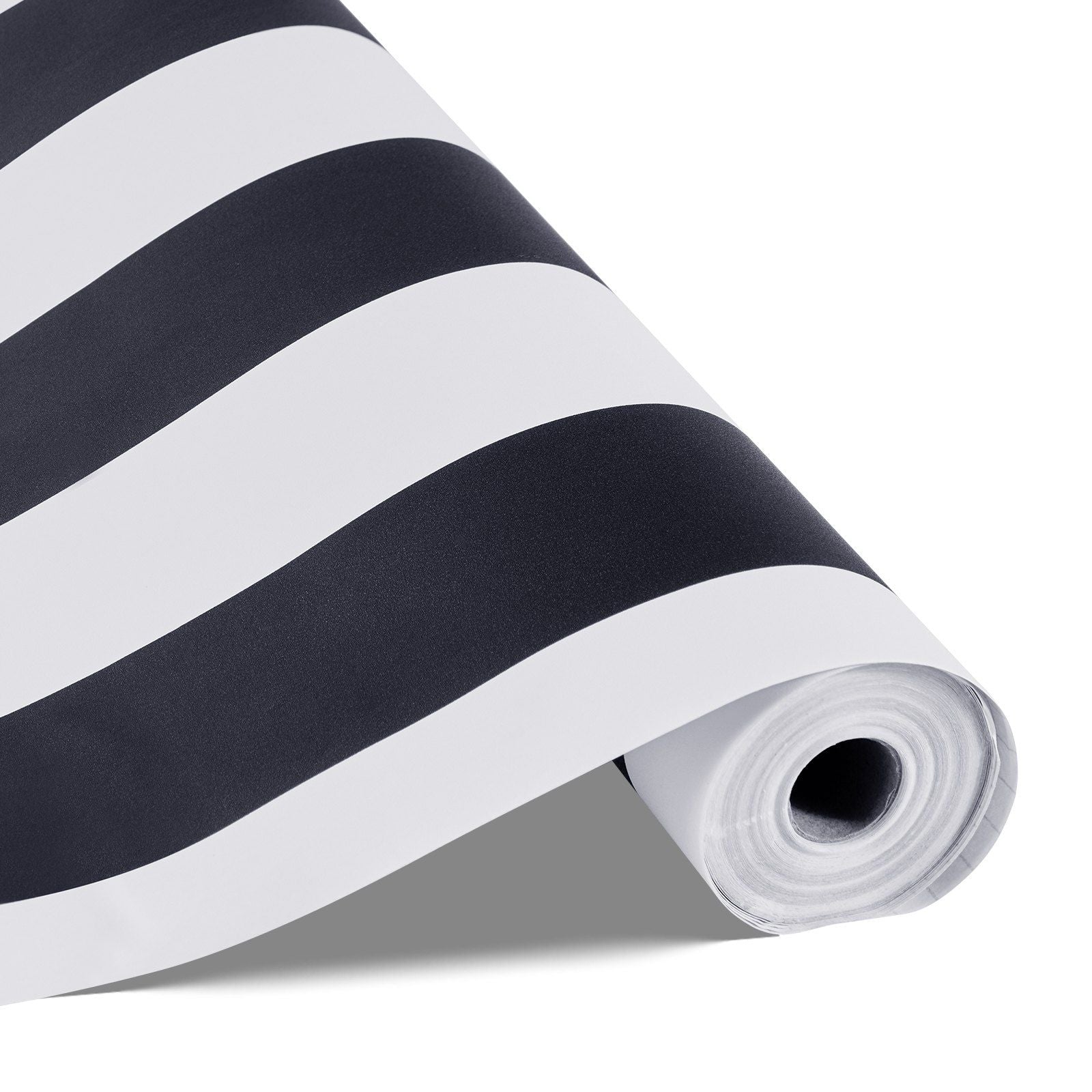 Peel and Stick Wallpaper, 45cm x 15m Contact Paper Black White Modern Geometric Waterpoof Self Adhesive, Easy V952-BZCCBZJKD404U7O07001V0