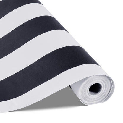 Peel and Stick Wallpaper, 45cm x 15m Contact Paper Black White Modern Geometric Waterpoof Self Adhesive, Easy V952-BZCCBZJKD404U7O07001V0