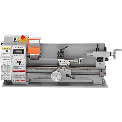 Mini Metal Lathe Machine, 180 x 400 mm, 800W Precision Benchtop Power Metal Lathe, 150-2500 RPM Continuously V952-BZDMNJSCCSFWSEYI0V3