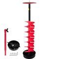 Ice Drill Auger, 8"" Diameter Nylon Ice Auger, 39"" Length Ice Auger Bit,Auger Drill with 11.8"" Extension V952-BZHSNLYC39348TWTLV0