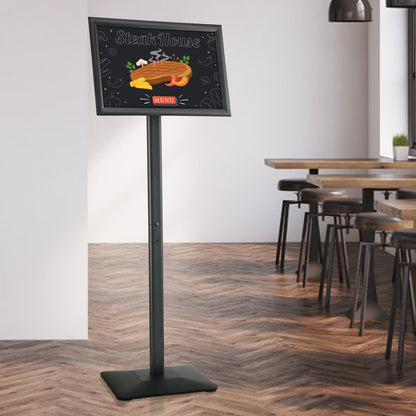 Pedestal Sign Holder Adjustable Poster Stand 11 x 17 Inch Metal Base V952-BZJJSDZJCZCGJFCLWV0