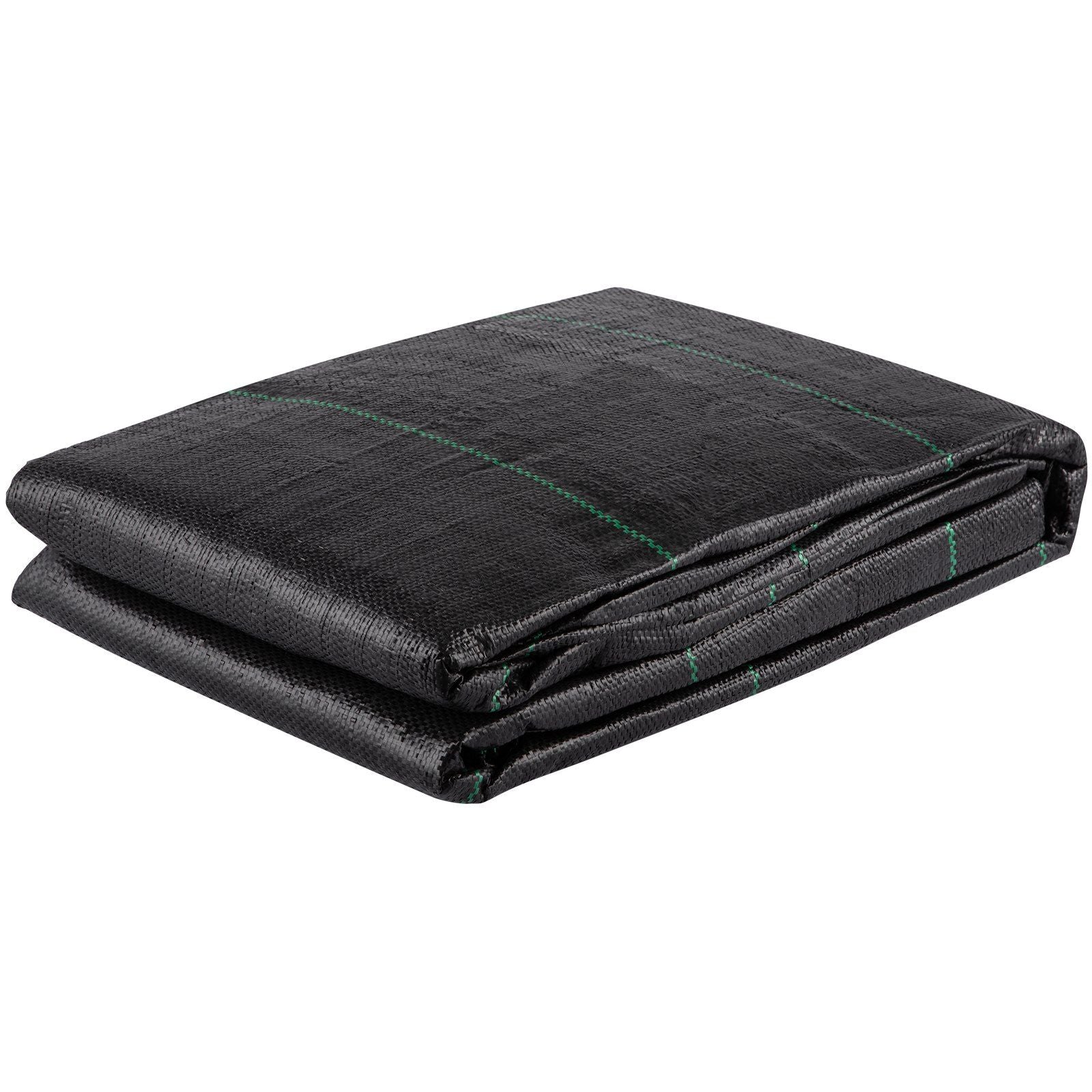 Geotextile Fabric, 3.8 x 15.2 m 3.5oz Woven PP Driveway Drain Cloth with 600lbs Tensile Strength, Heavy Duty V952-BZTGB125X50PE01SYV0