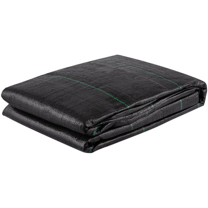 Geotextile Fabric, 3.8 x 15.2 m 3.5oz Woven PP Driveway Drain Cloth with 600lbs Tensile Strength, Heavy Duty V952-BZTGB125X50PE01SYV0