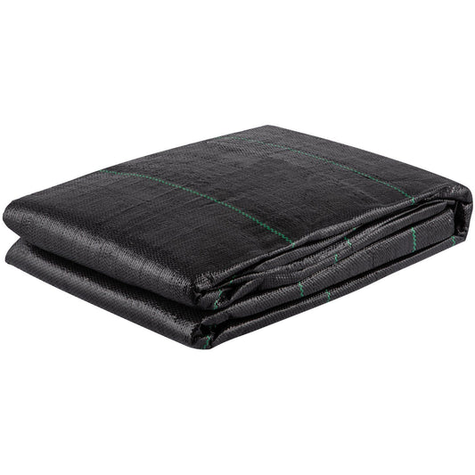 Geotextile Fabric, 3.8 x 15.2 m 3.5oz Woven PP Driveway Drain Cloth with 600lbs Tensile Strength, Heavy Duty V952-BZTGB125X50PE01SYV0