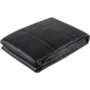 Geotextile Fabric, 3.8 x 15.2 m 3.5oz Woven PP Driveway Drain Cloth with 600lbs Tensile Strength, Heavy Duty V952-BZTGB125X50PE01SYV0