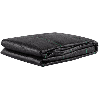 Geotextile Fabric, 3.8 x 15.2 m 3.5oz Woven PP Driveway Drain Cloth with 600lbs Tensile Strength, Heavy Duty V952-BZTGB125X50PE01SYV0