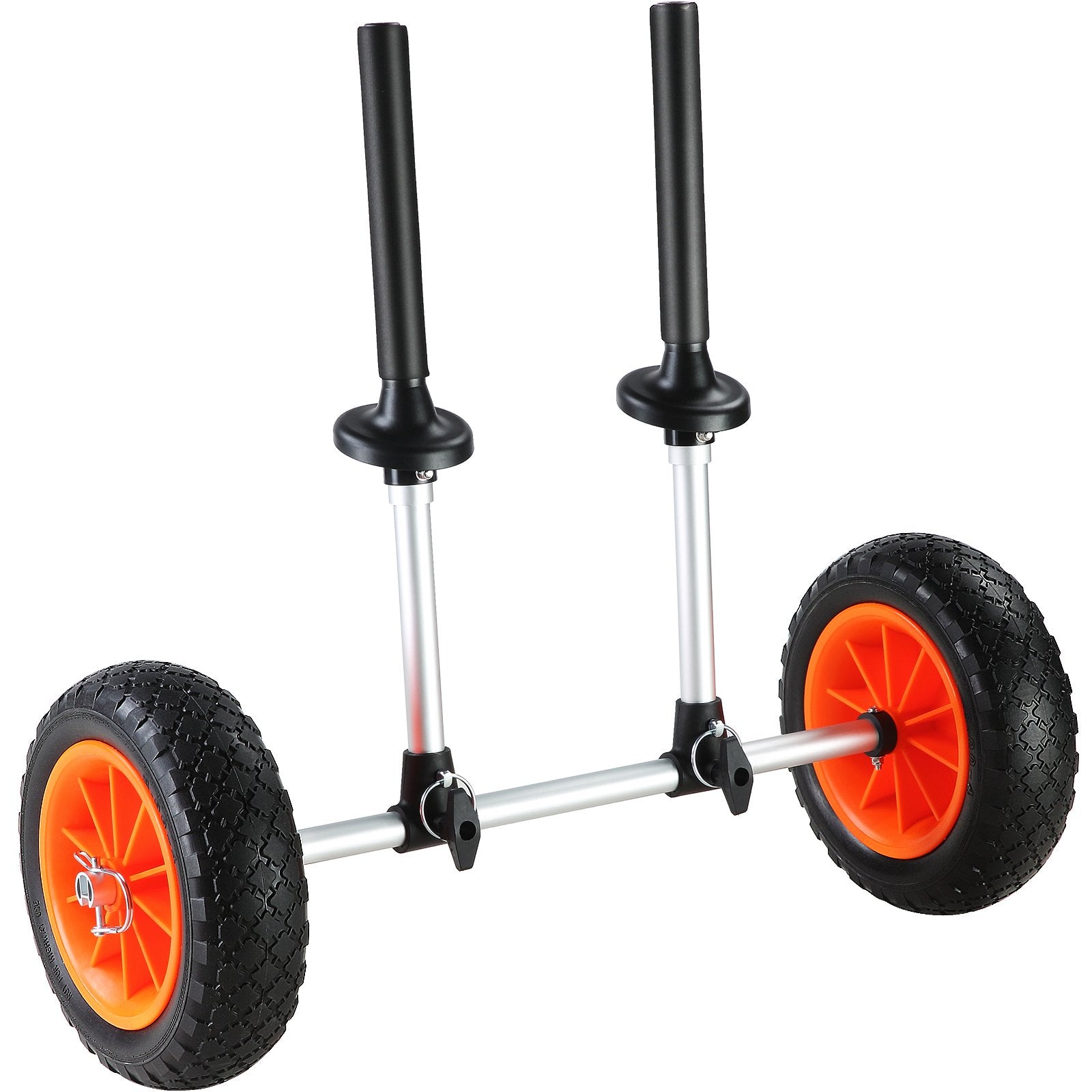 Adjustable Kayak Cart Canoe Boat Carrier 280lbs Load with 10'' Solid Tires V952-C280LBS10INCHASOUV0