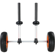 Adjustable Kayak Cart Canoe Boat Carrier 280lbs Load with 10'' Solid Tires V952-C280LBS10INCHASOUV0