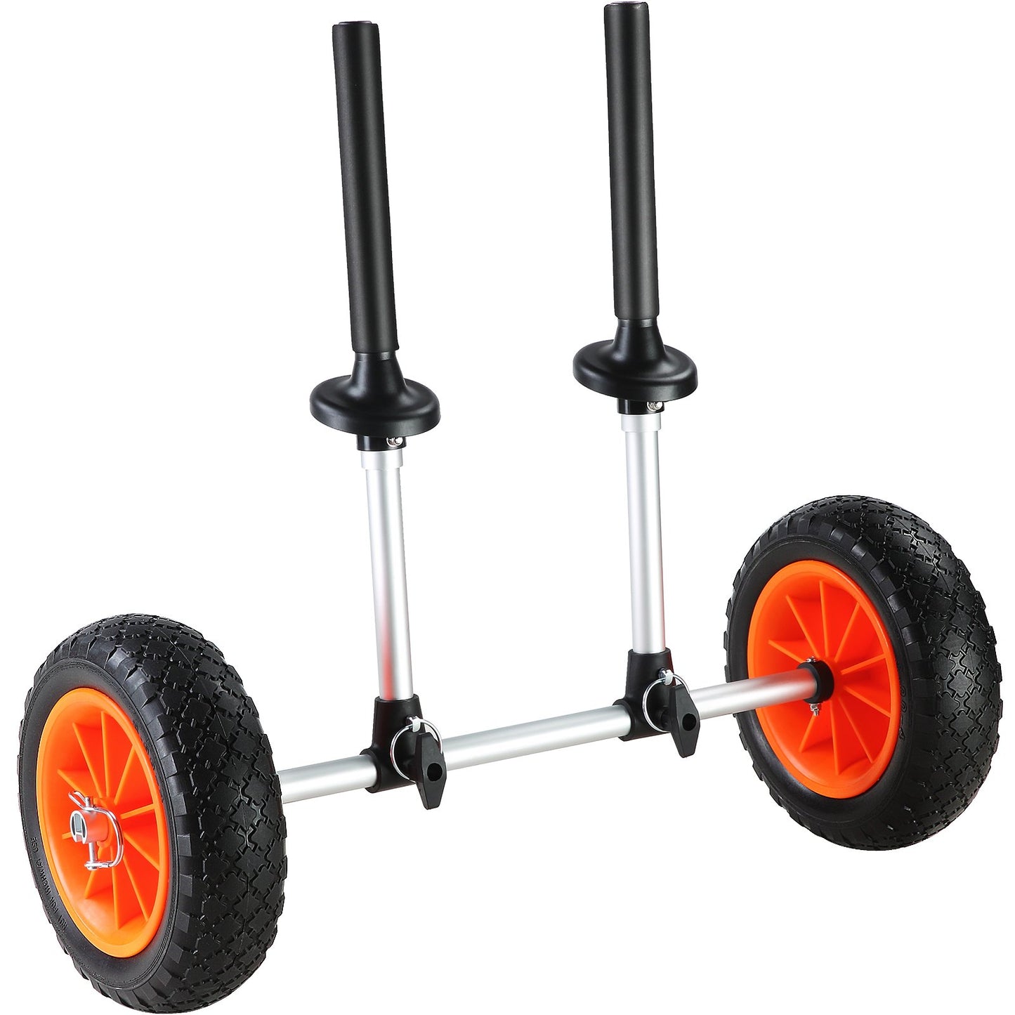 Adjustable Kayak Cart Canoe Boat Carrier 280lbs Load with 10'' Solid Tires V952-C280LBS10INCHASOUV0