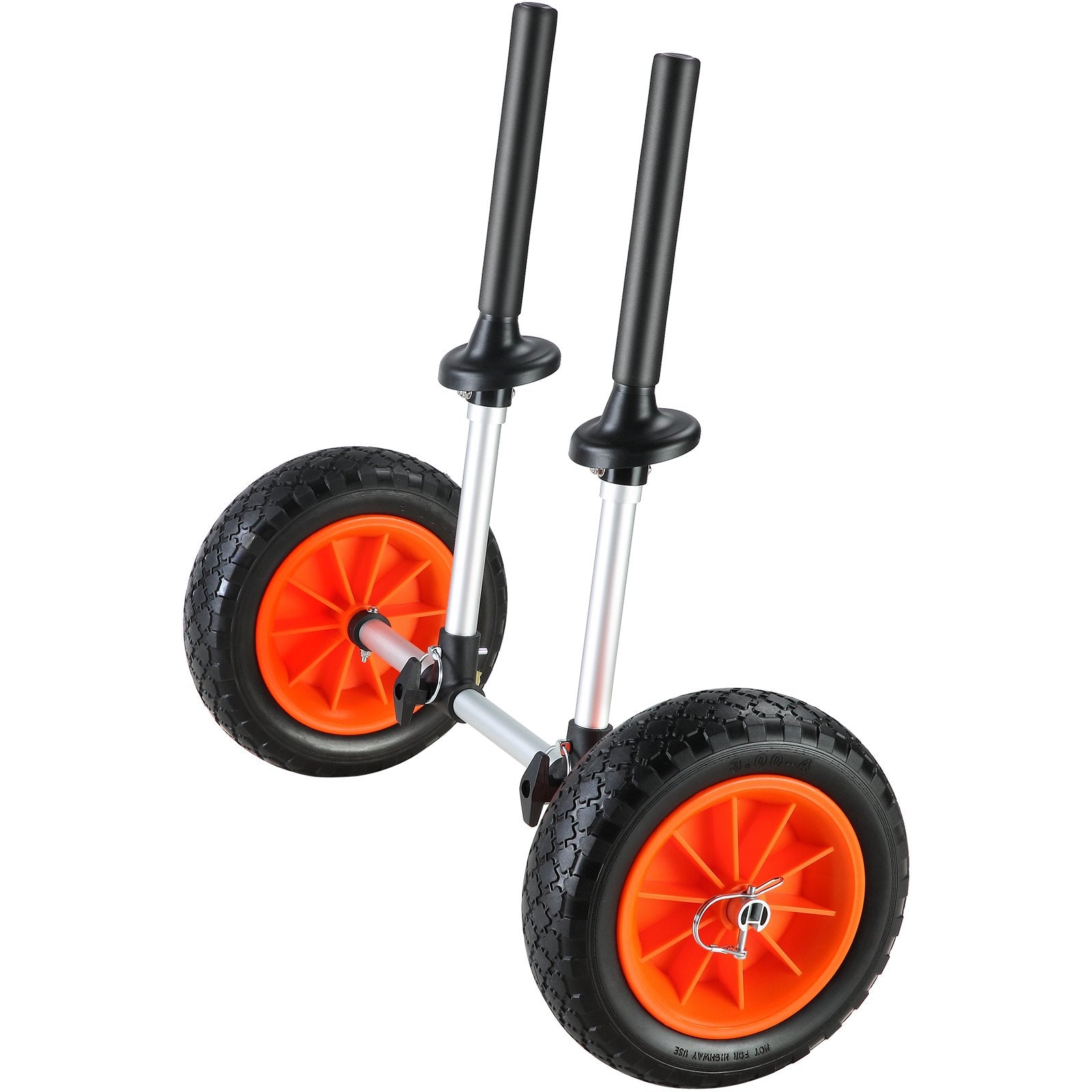 Adjustable Kayak Cart Canoe Boat Carrier 280lbs Load with 10'' Solid Tires V952-C280LBS10INCHASOUV0