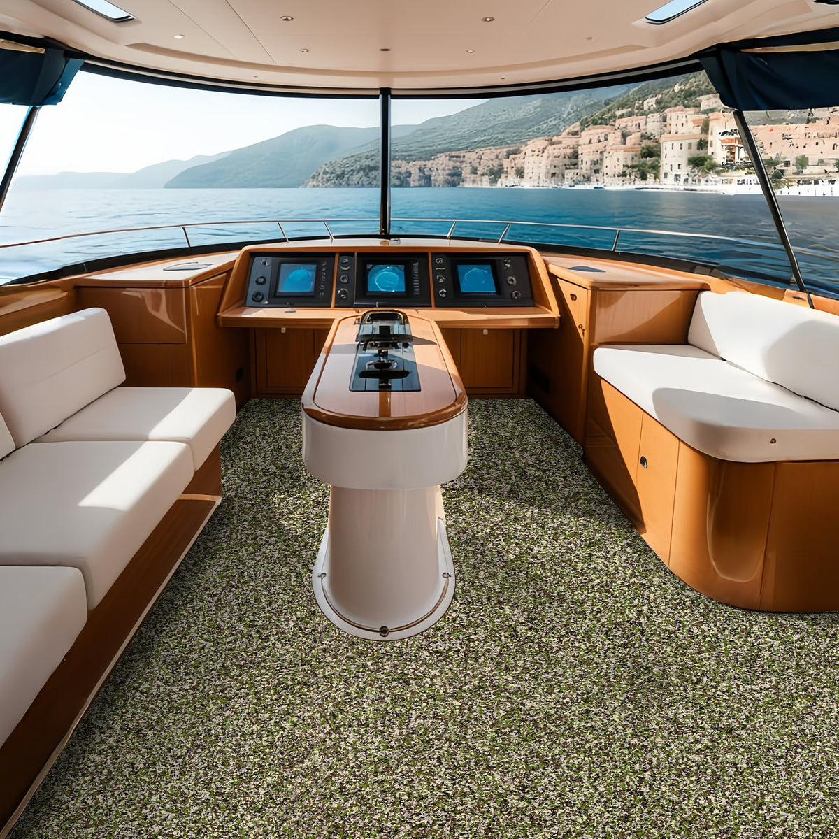 Boat Flooring, EVA Foam Boat Decking 94.5" x 23.6", Non-Slip Self-Adhesive Flooring, 31.1sq.ft 2 Rolls of V952-CBZZFHPMDDCL3Y820V0