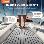 Boat Flooring, EVA Foam Boat Decking 94.5" x 35.4", Non-Slip Self-Adhesive Flooring, 23.2 sq.ft Marine Carpet V952-CBZZFHPMDDHSS4TPHV0