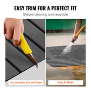 Boat Flooring, EVA Foam Boat Decking 94.5" x 17.7", Non-Slip Self-Adhesive Flooring, 11.6 sq.ft Marine Carpet V952-CBZZFHPMDDSHB22H2V0