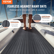 Boat Flooring, EVA Foam Boat Decking 94.5" x 23.6", Non-Slip Self-Adhesive Flooring, 15.5 sq.ft Marine Carpet V952-CBZZFHPMDDSHB8RTKV0